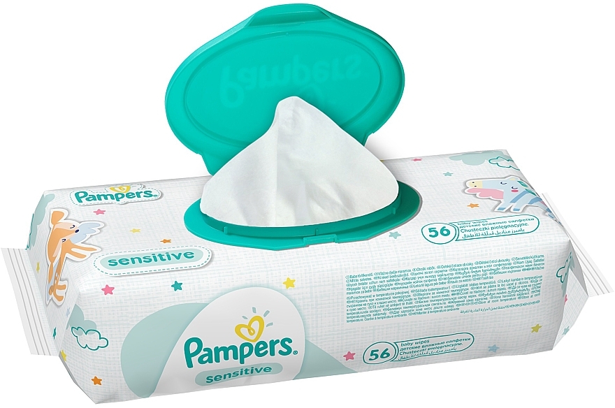 chusteczki pampers sensitive 56 szt