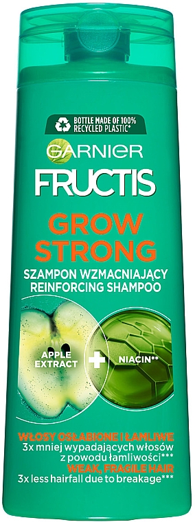 garnier fructis grow strong szampon wzmacniający do włosów osłabionych