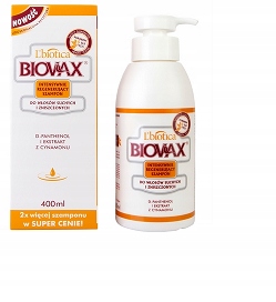 biovax szampon do włosów suchych 400ml