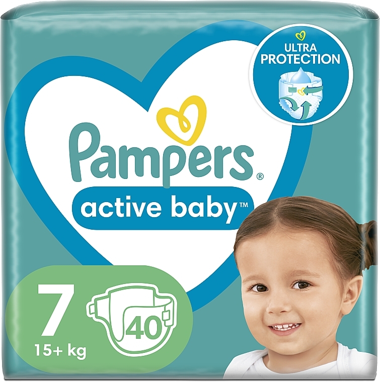 pieluchy pampers active baby 6 mb plus extra large 124