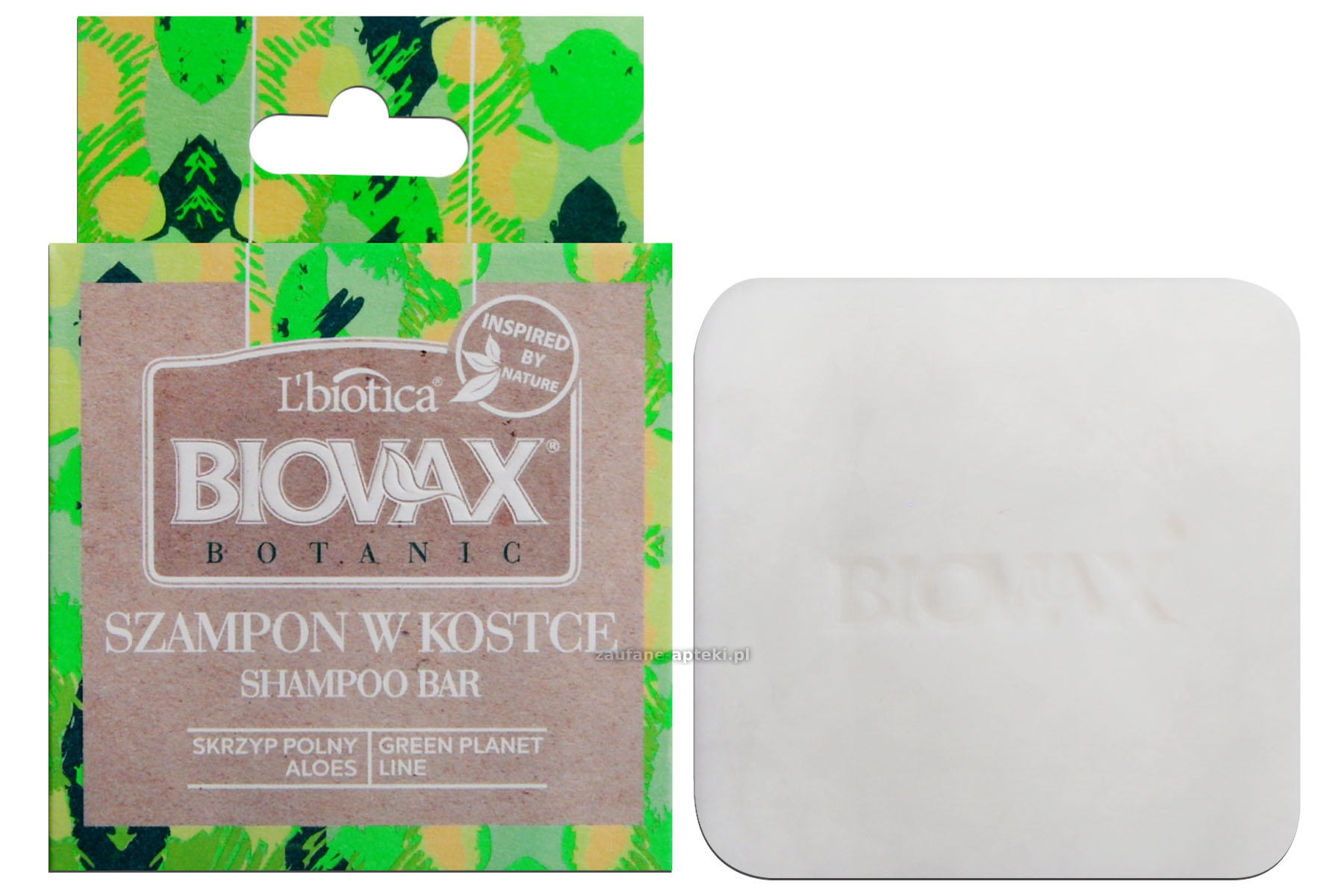 lbiotica biovax szampon w kostce skrzyp polny i aloes 82g