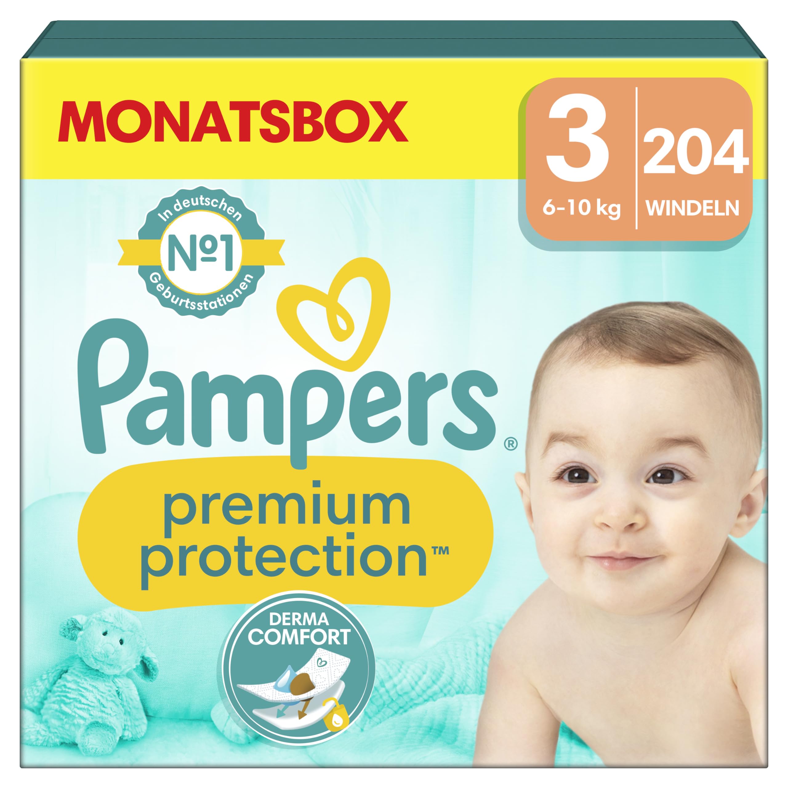 pampers premium protection 3