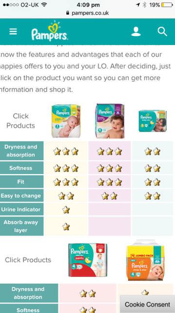 pampers premium care pants vs active baby