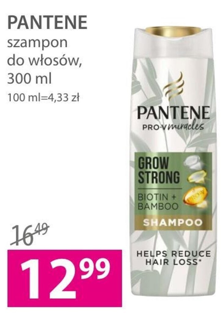 pantene szampon cena w hebe