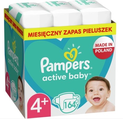 pampers rozmiar 4 allegro