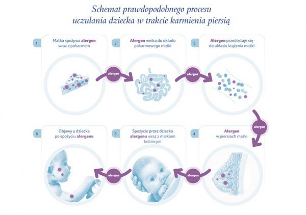 uczulenie na szampon a karmienie piersią