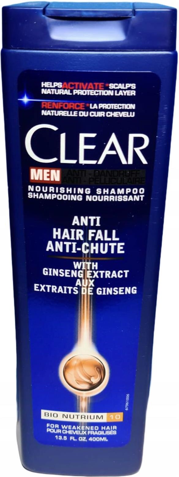 clear anti hair fall men szampon przeciwłupieżowy do włosów słabych