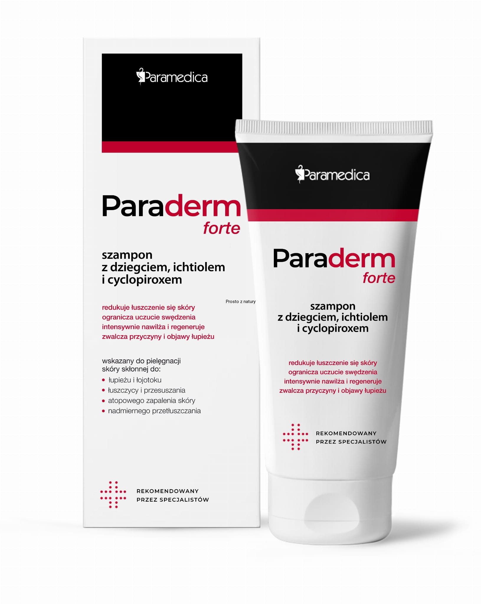 paraderm szampon z dziegciem i octopiroxem