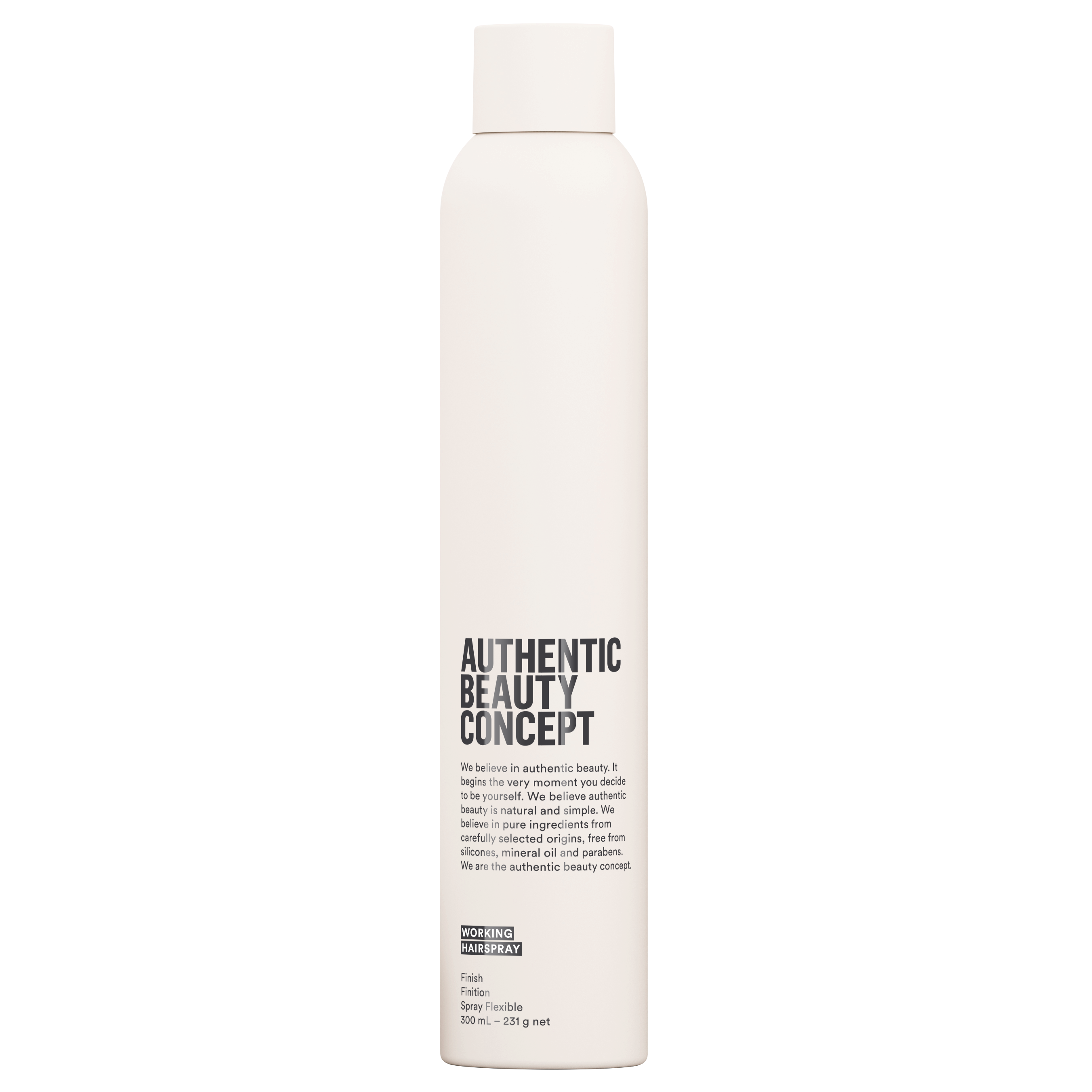 authentic beauty concept szybkoschnący lakier do włosów 300 ml