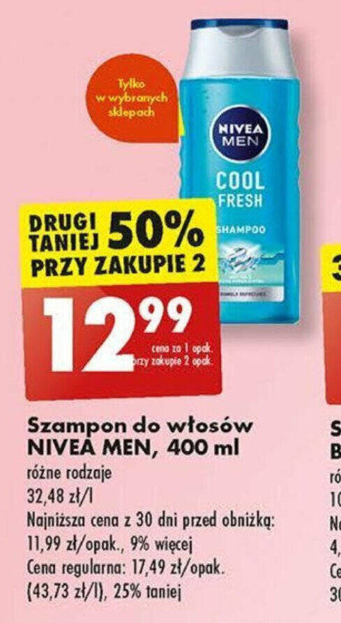 biedronka szampon nivea