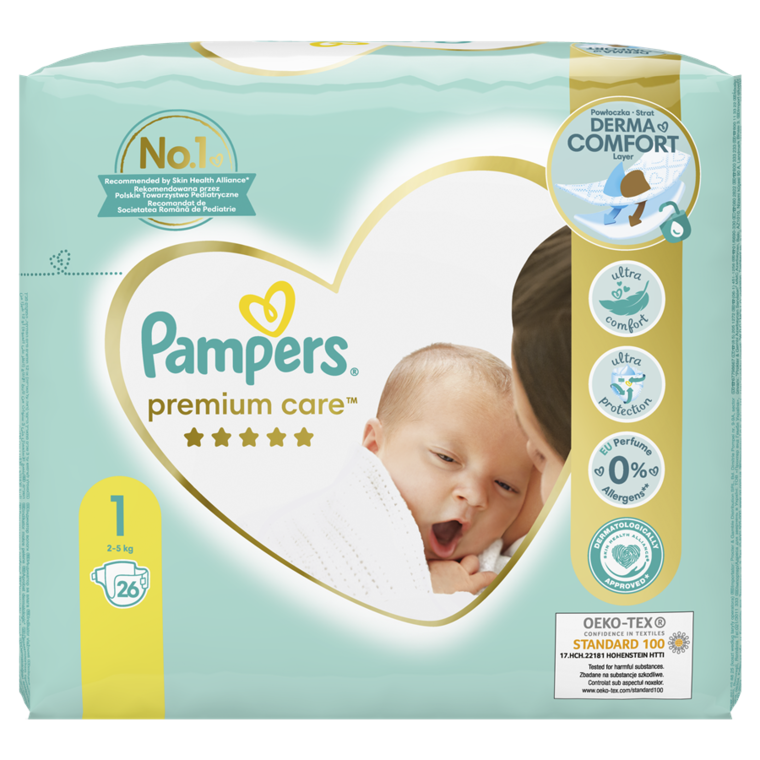 pampers noworodem