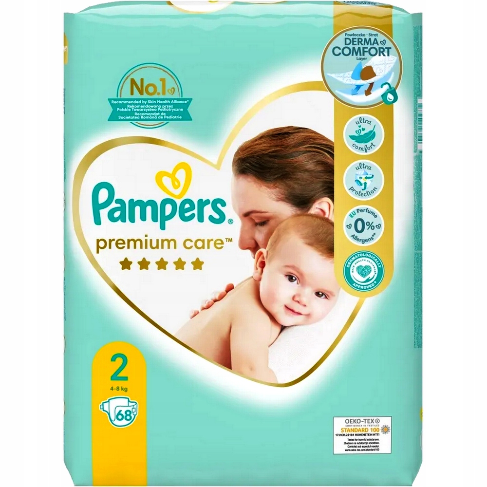 pieluszki pampers care 2