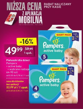 pieluchy pampers intermarche