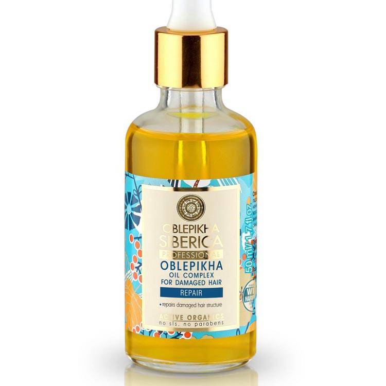 natura siberica rokitnikowy olejek do włosów osłabionych i zniszczonych 50ml