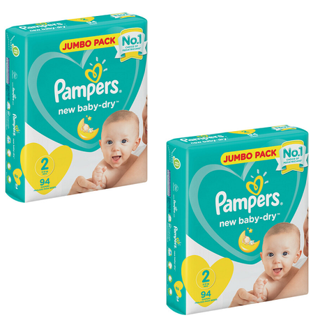 pampers new born baby 2