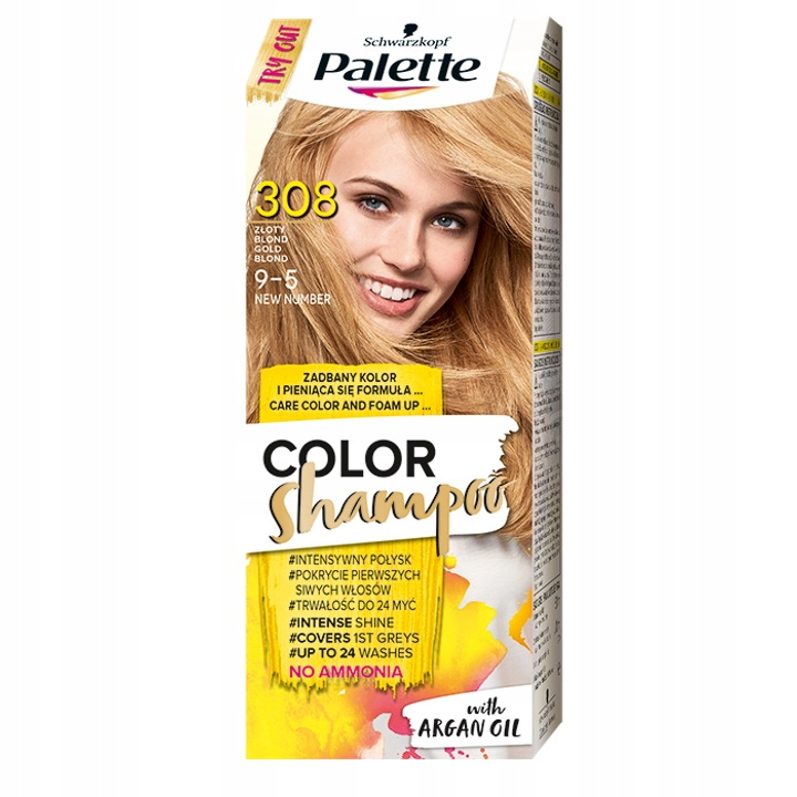 szampon koloryzujący palette złoty blond opinie