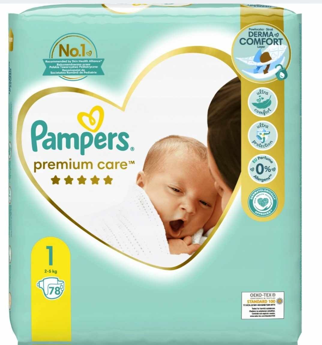 pieluchy pampers premium care 1 olx