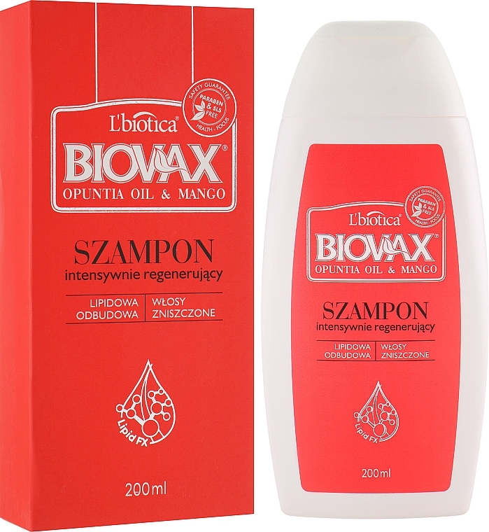 biovax szampon opuntia oil & mango