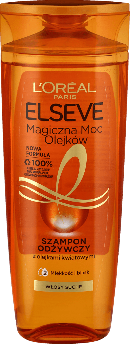 loreal szampon moc olejków