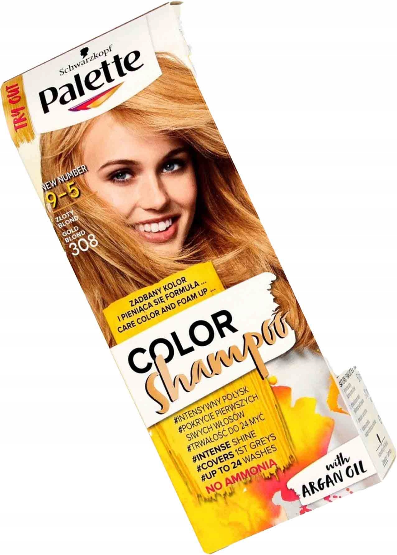 palette złoty blond szampon