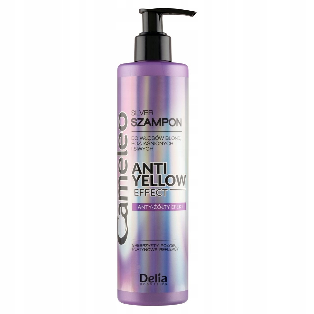 delia cosmetics cameleo silver szampon do włosów blond i siwych