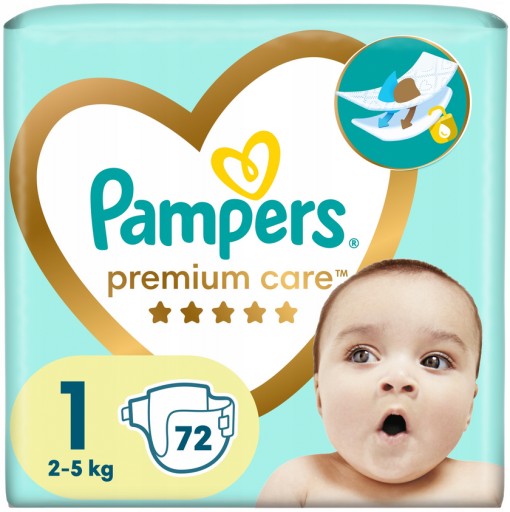 pampers premium care 1 newborn 78 pieluszek