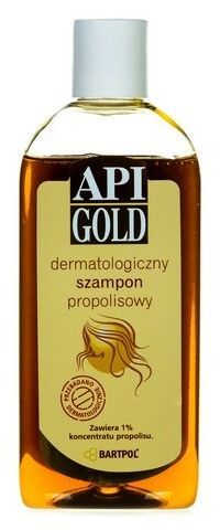 api gold dermatologiczny szampon propolisowyw skład