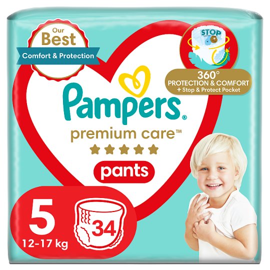 tesco pampers premium care pieluchomajtki 5