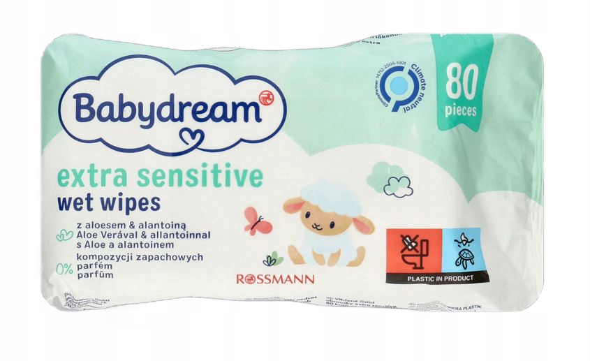 chusteczki nawilżane rossmann babydream extrasensitive