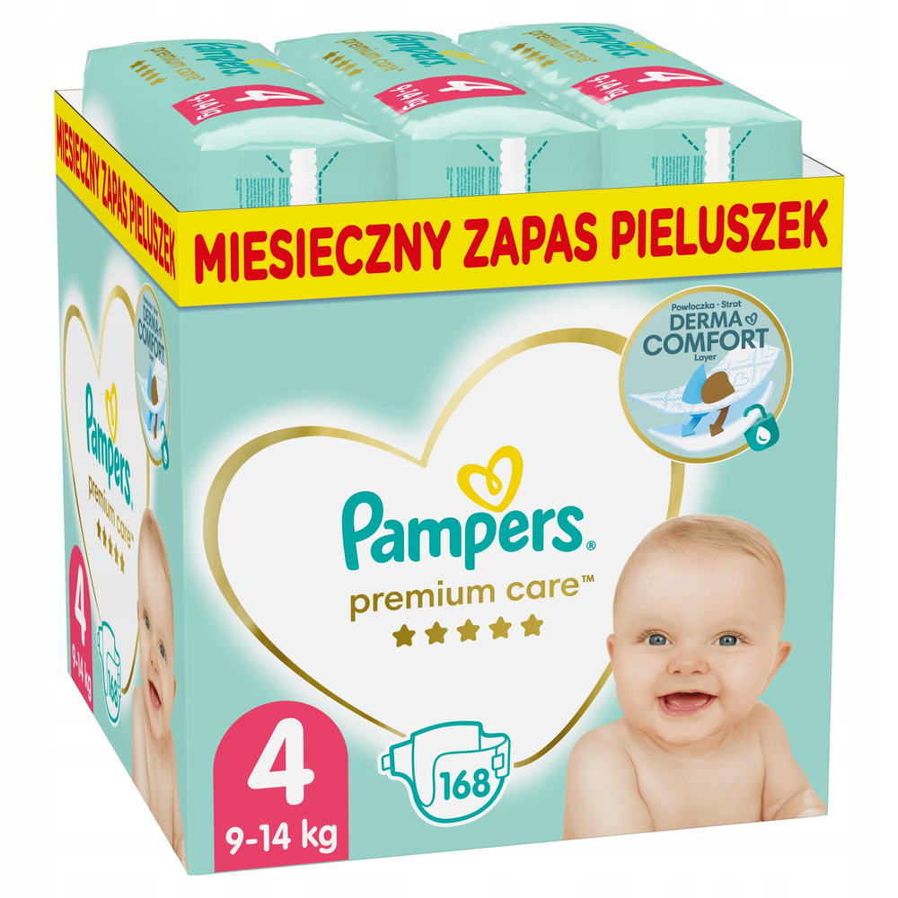 pampers premium care 4 lec sztuk