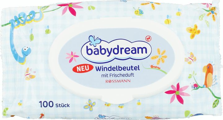 babydream woreczki na pieluchy o świeżym zapachu