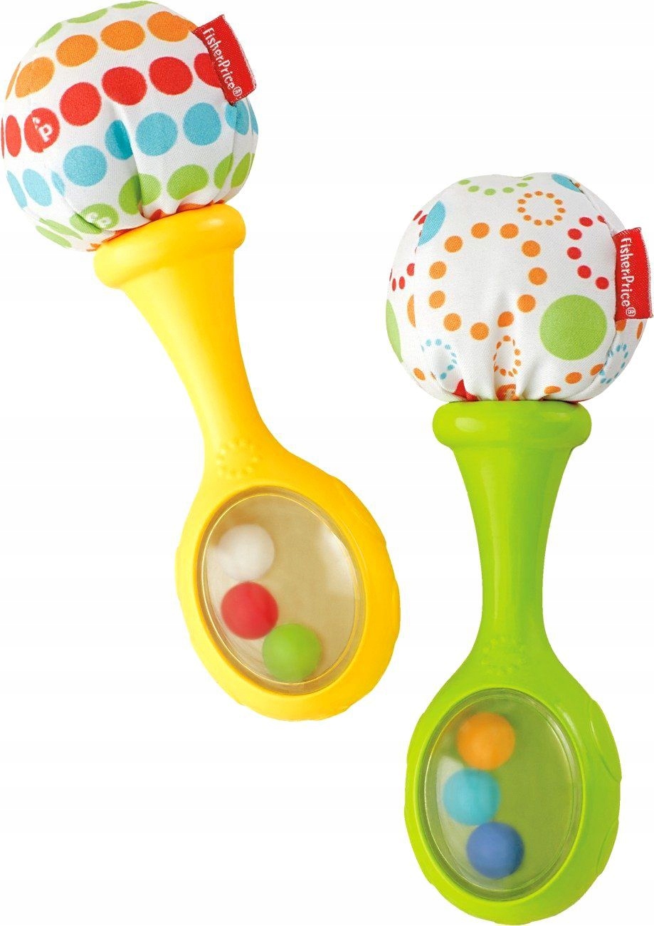 Marakasy Fisher Price BLT33 z grzechotką