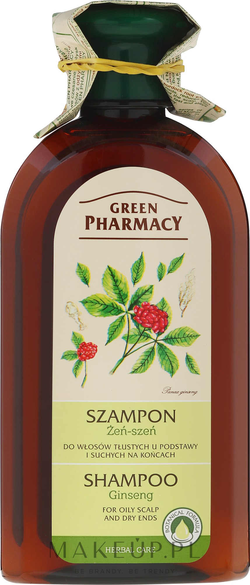 green pharmacy szampon z żeń-szeniem włosy mieszane