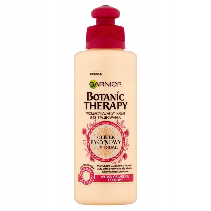 garnier botanic therapy krem do włosów olejek rycynowy 200ml