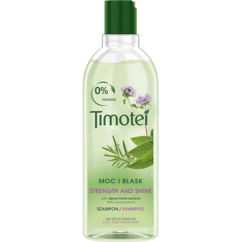 timotei szampon 400ml z pompką moc i blask