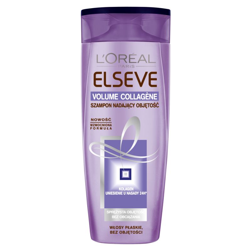 loreal elseve volume collagene szampon nadający objętość bez silikonu