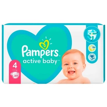 pampers active baby 4 auchan