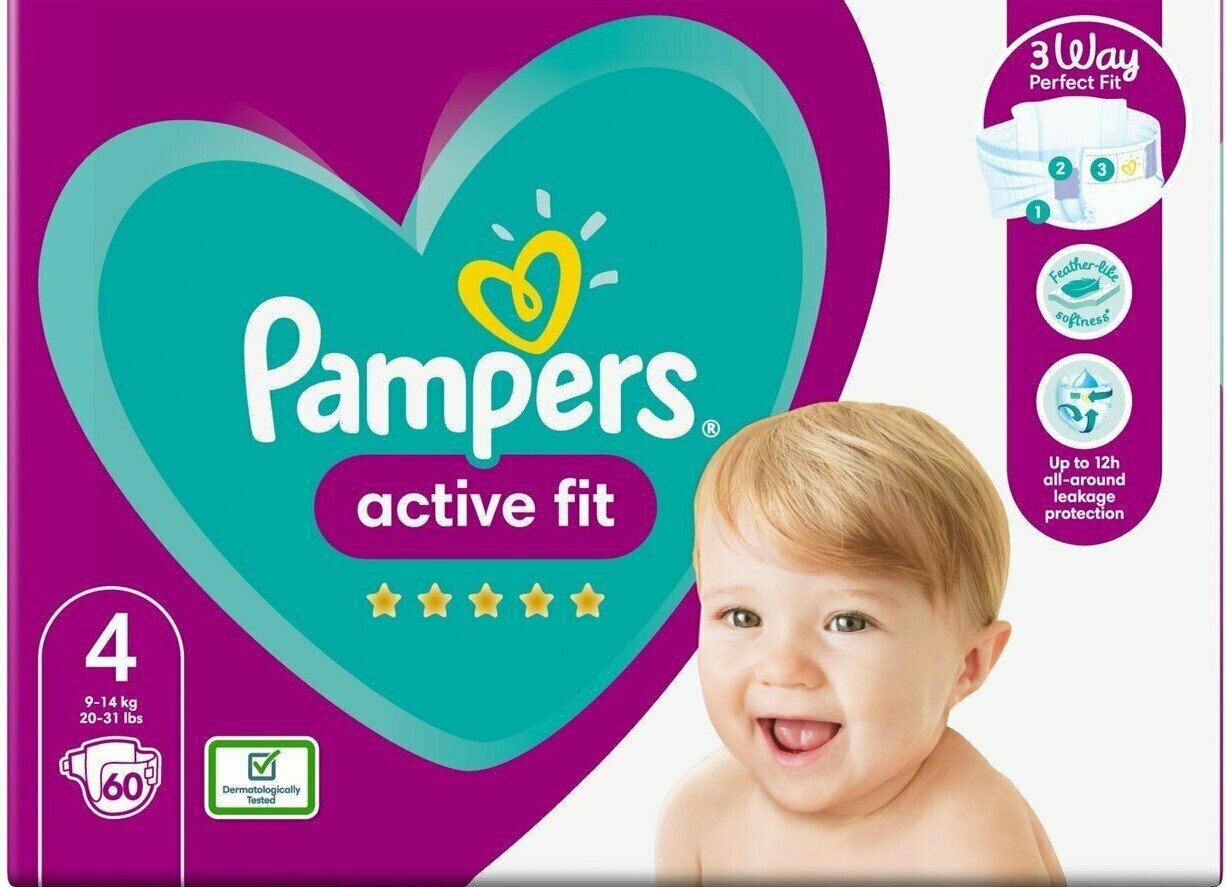 pampers 4 active fit