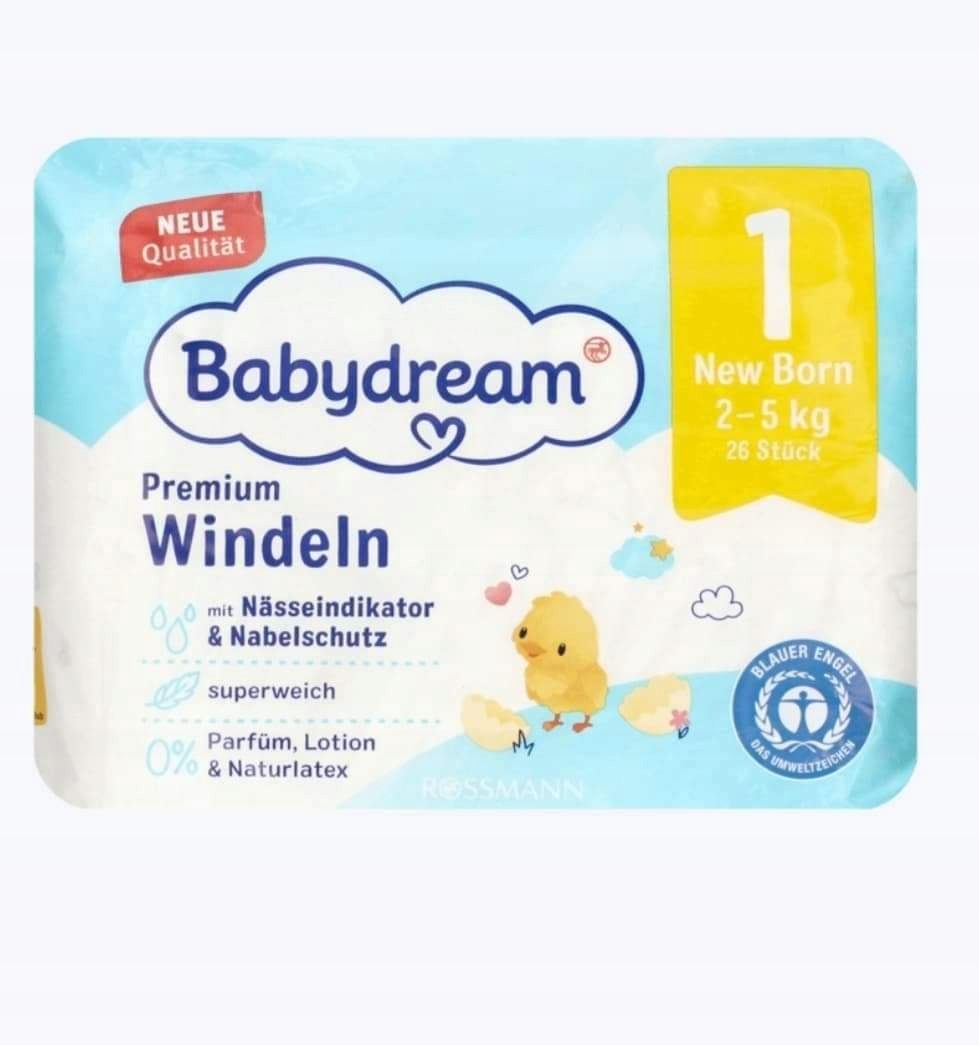 babydream pieluchy 2 z paskiem