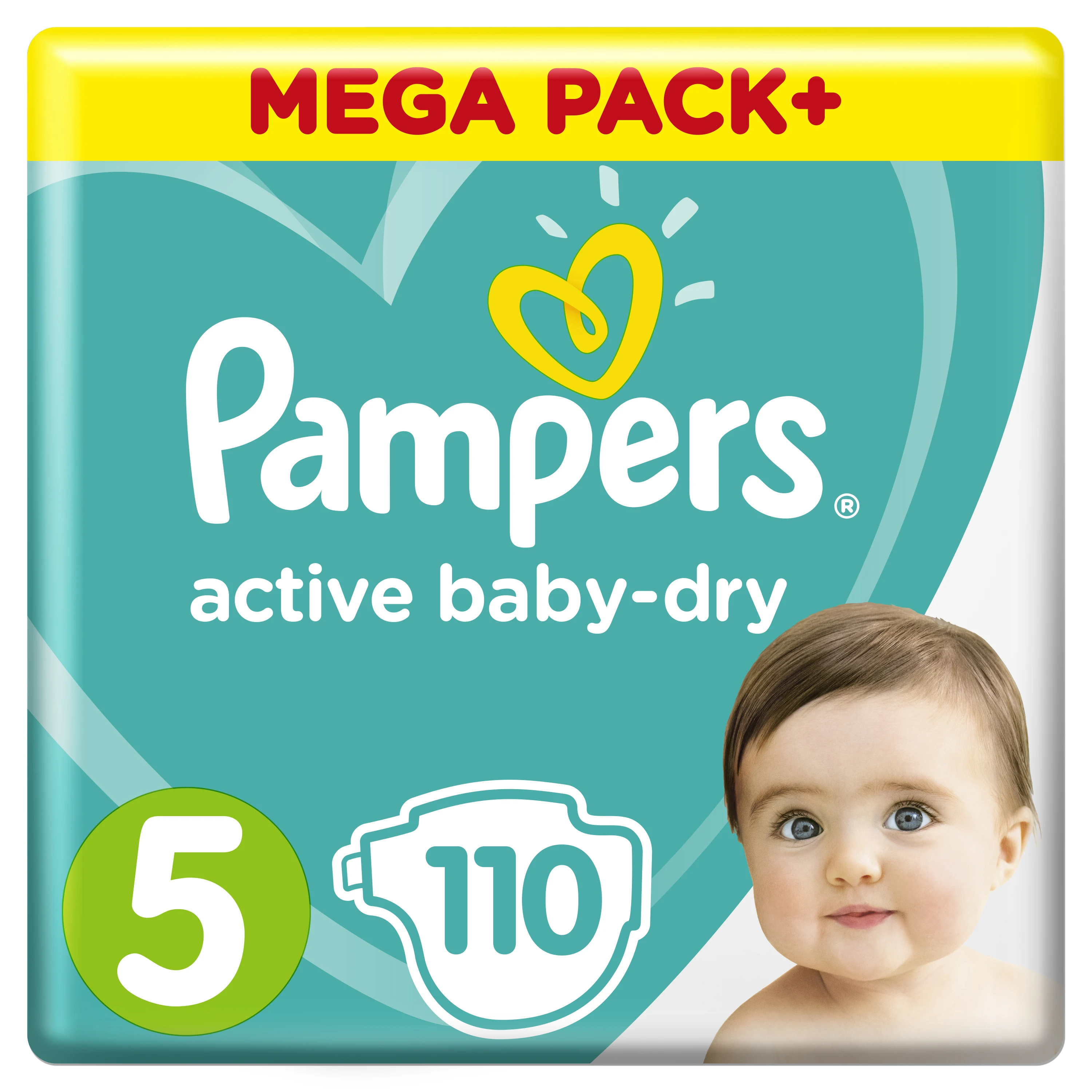 pampers active baby dry 5 110