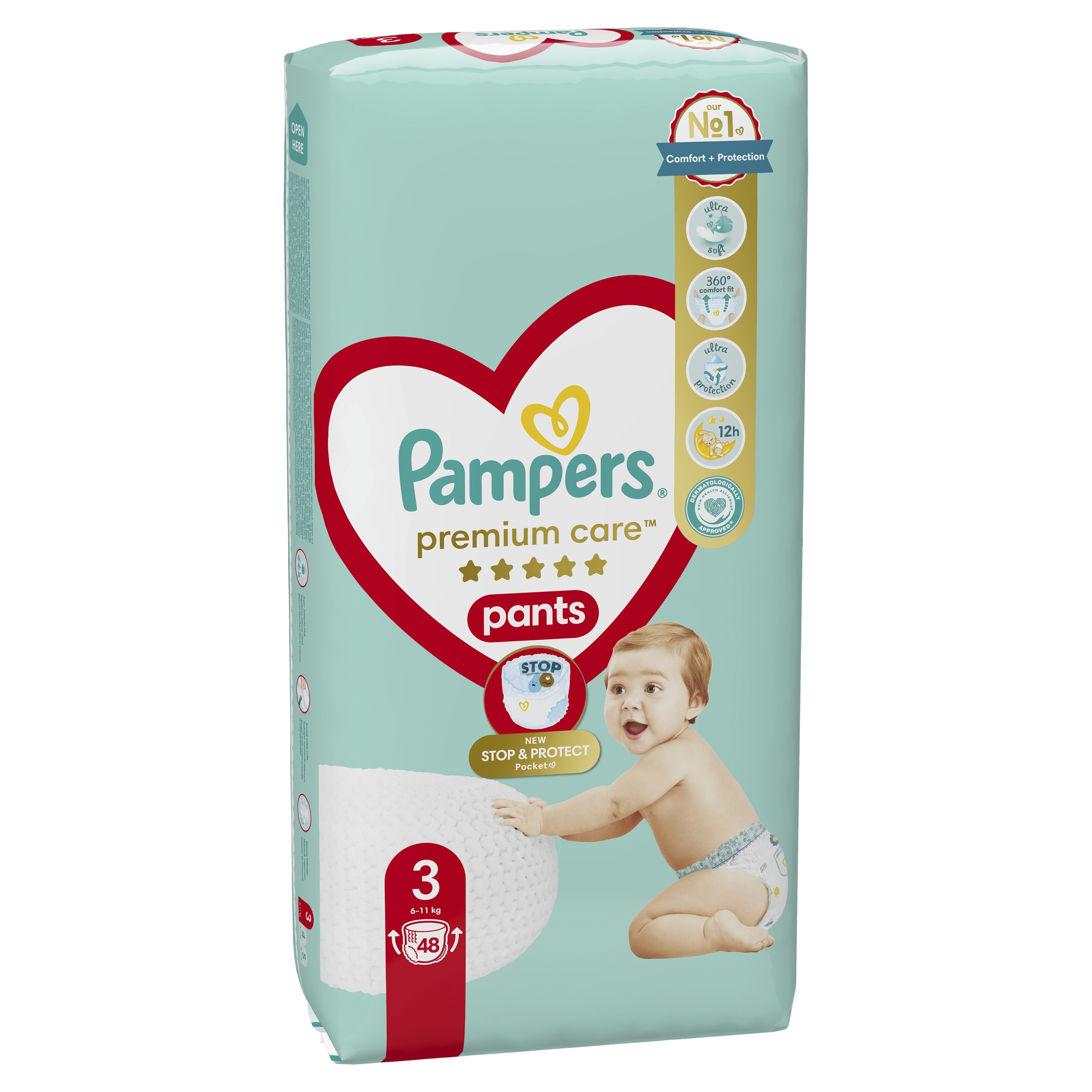 pampers pieluchomajtki premium care 3 midi