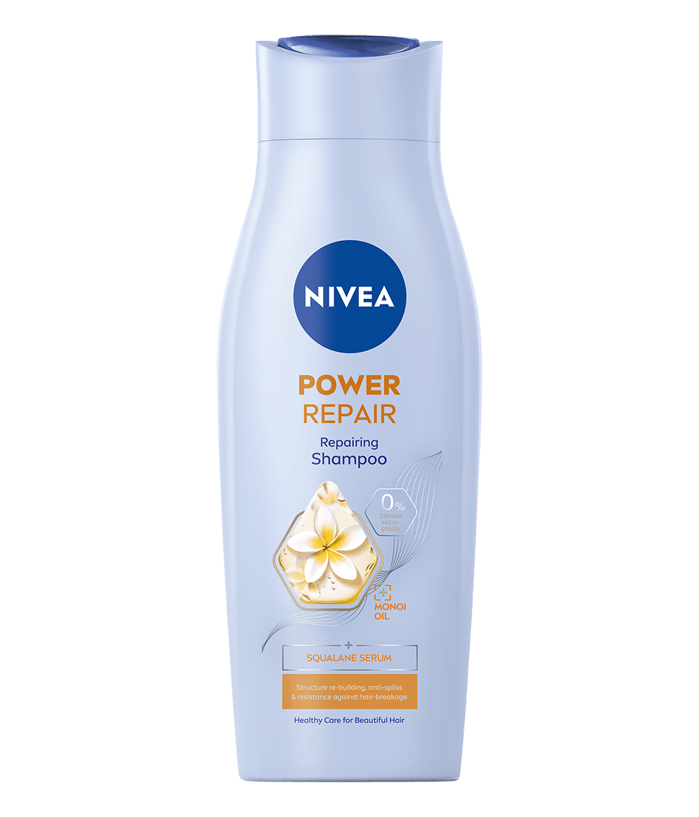 nivea long hair repair szampon silikony