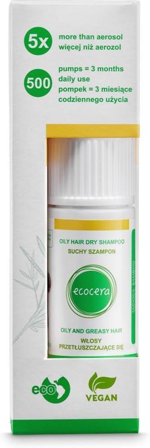 suchy szampon na przetłuszczające się włosy