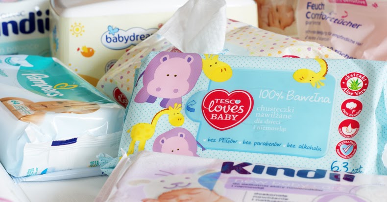 chusteczi nawizlone pampers tesco