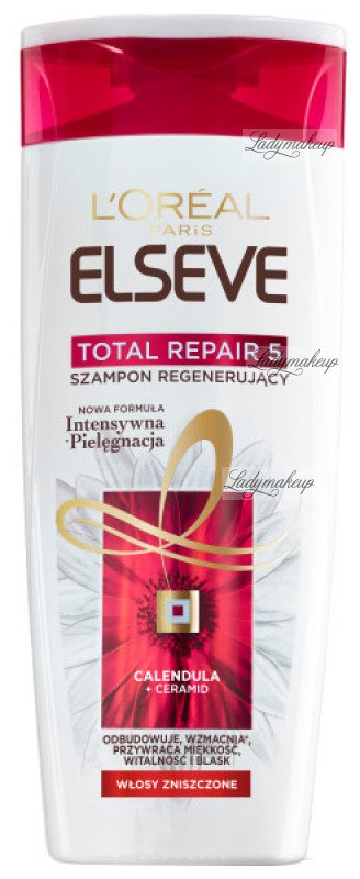 loreal total repair 5 szampon regenerujący włosy zniszczone