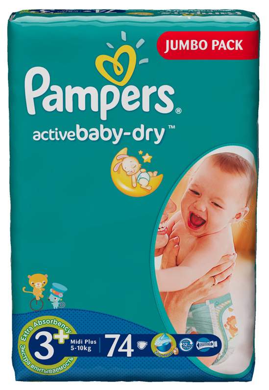 pampers active baby dry 3 74