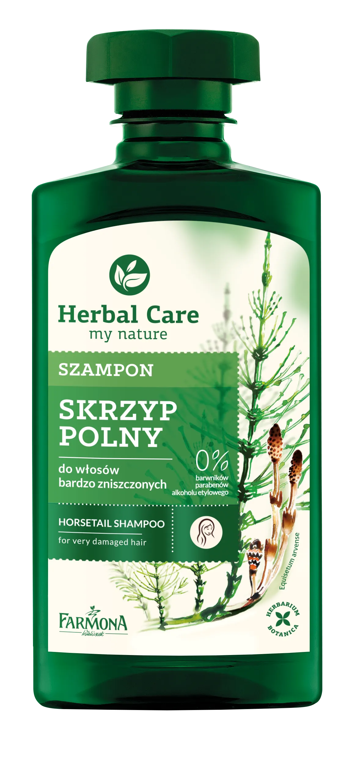 farmonaherbal care szampon do włosów bardzo zniszczonych skrzyp polny