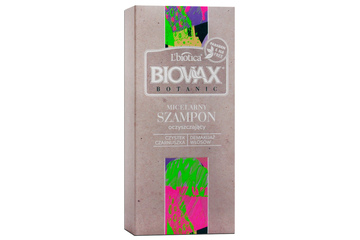 lbiotica biovax botanic micelarny szampon oczyszczający 200ml