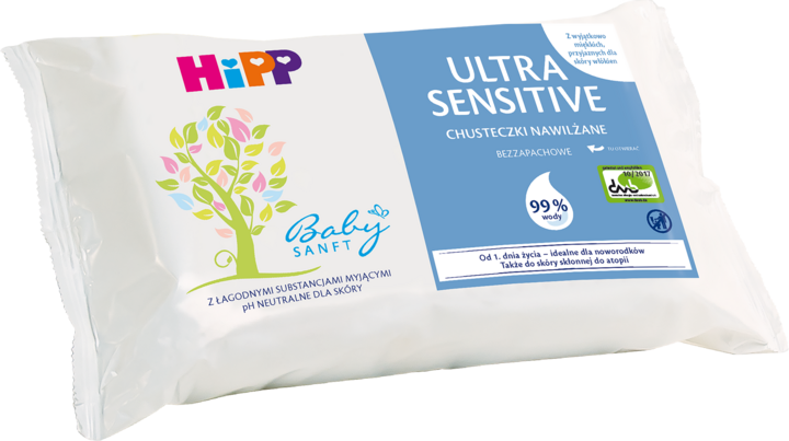 chusteczki nawilżane hipp ultra sensitive