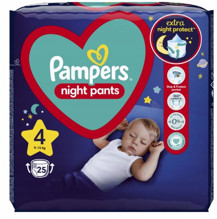 pampers na noc 4